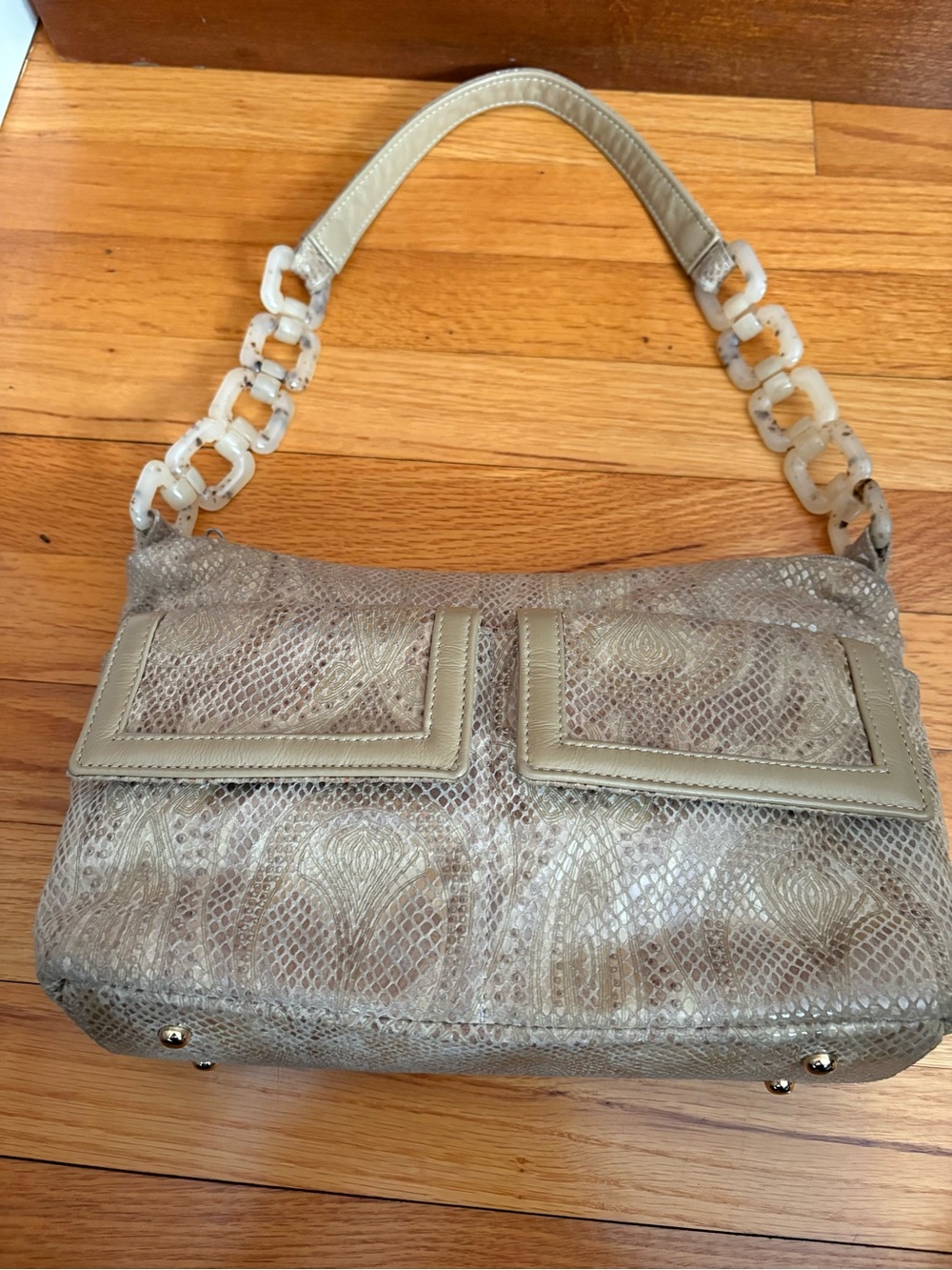 Bags by Pinky Vintage Snakeskin Leather Handbag - Picture 6 of 14